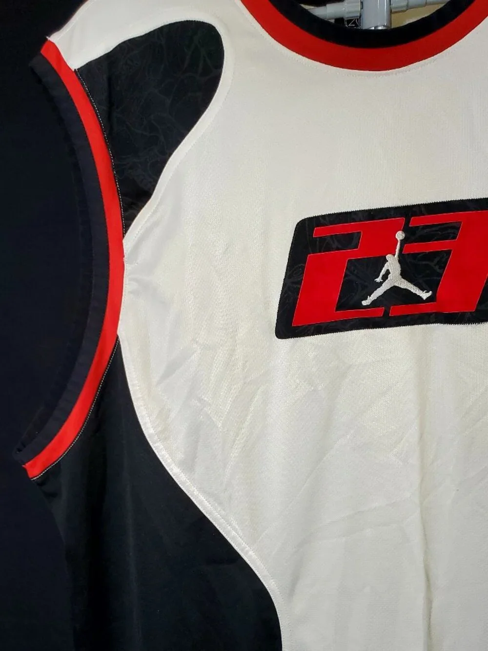 Vintage 2005 Air Jordan 20th Anniversary Tank Top 3XL White Black Red Jumpman
